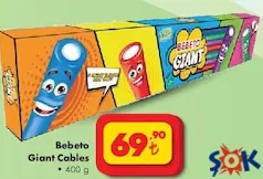 BEBETO GİANT CABLES 400 G BEBETO GİANT CABLES 400 G